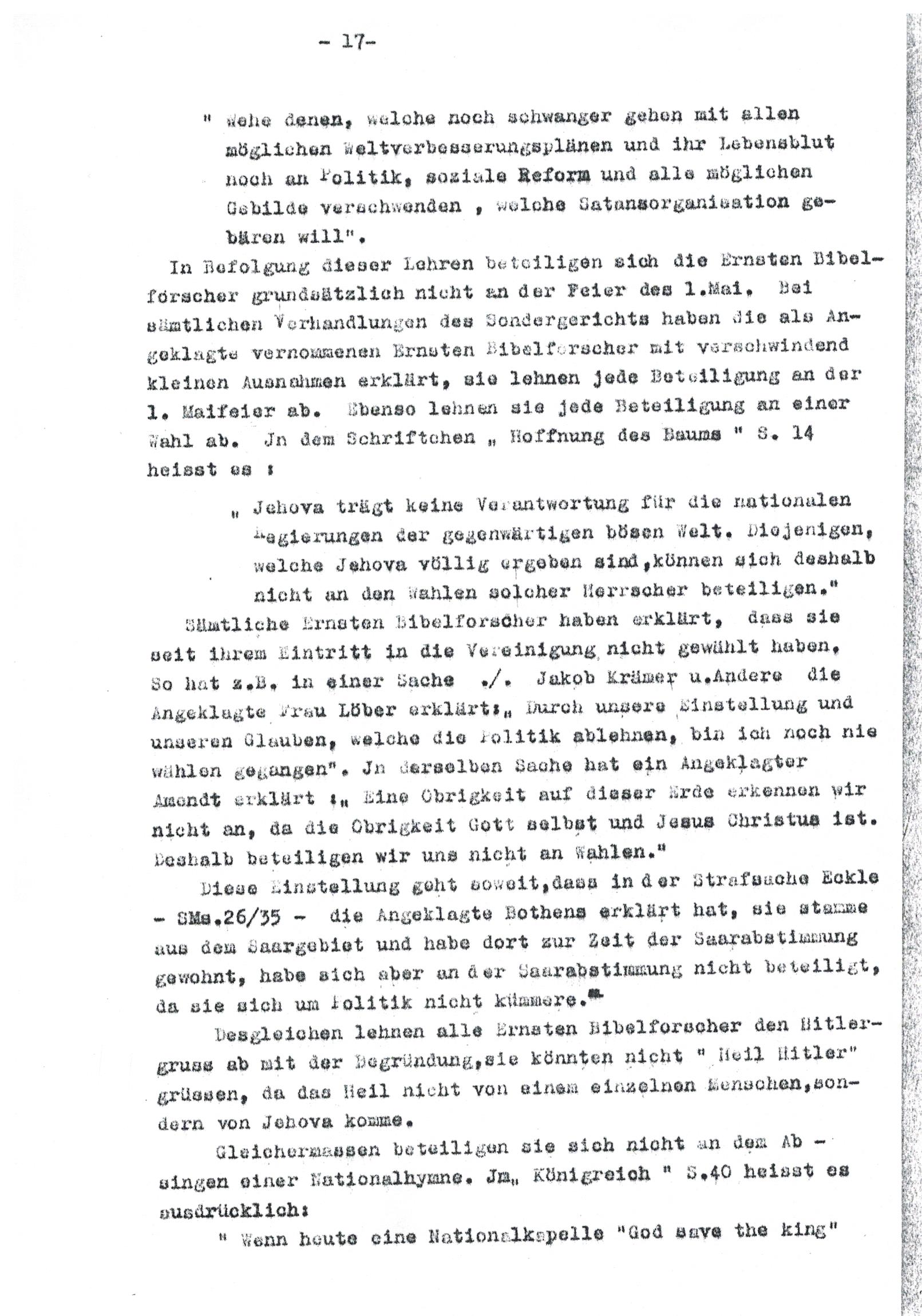 Vorsitzender SG S.17