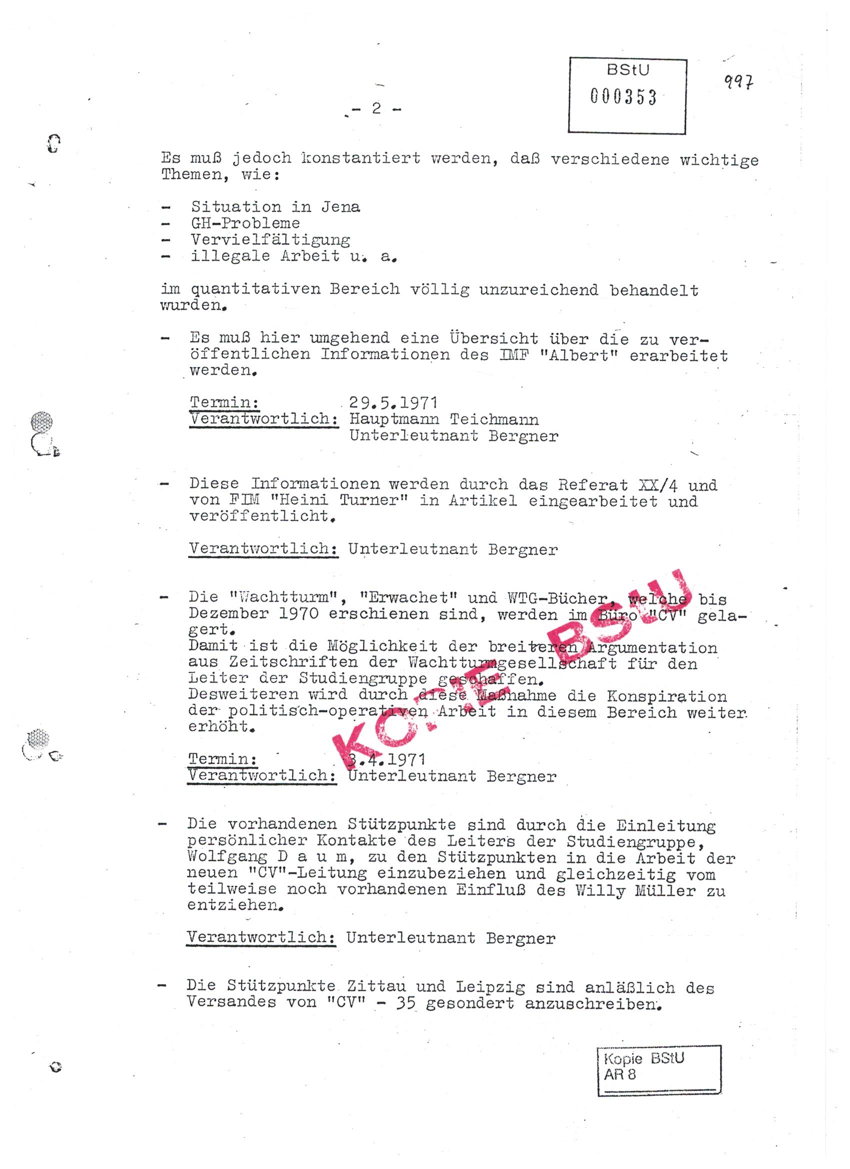 Massnahmeplan 3.3.1971 S.2