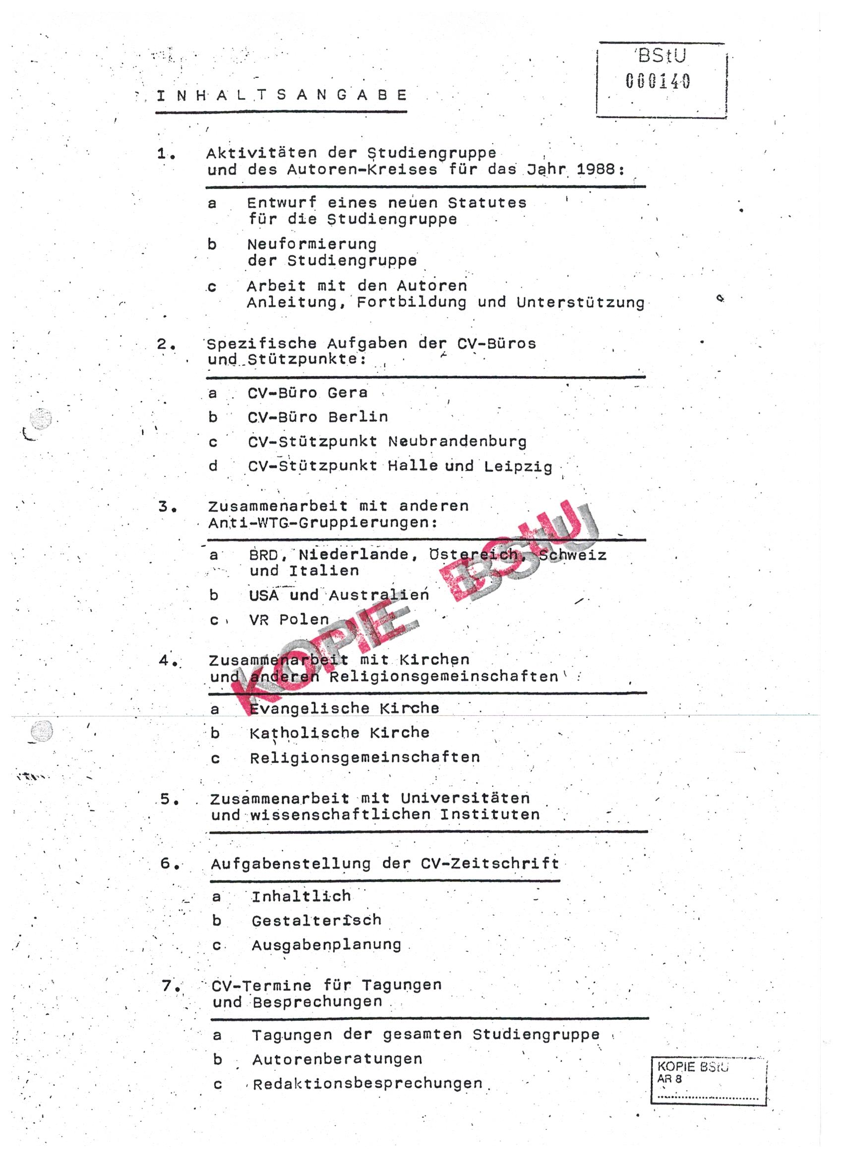 Arbeitsplan CV 1988 S. 2
