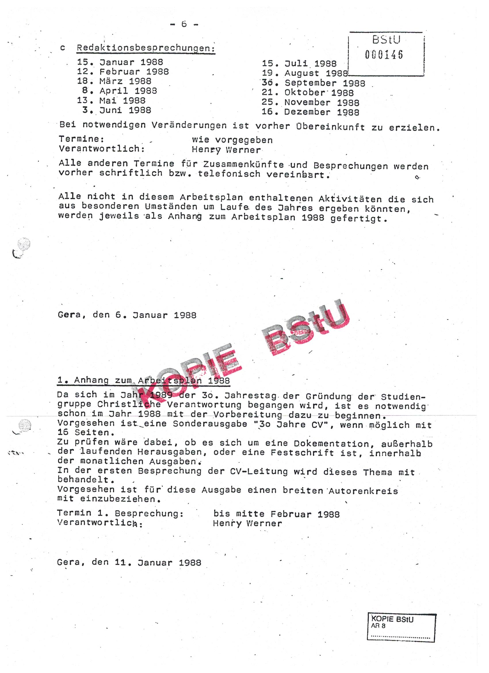 Arbeitsplan CV 1988 S. 8